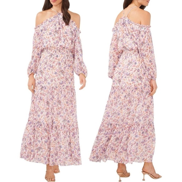 NWT 1. State Smocked Floral Summer Maxi Dress XXS - Picture 1 of 5